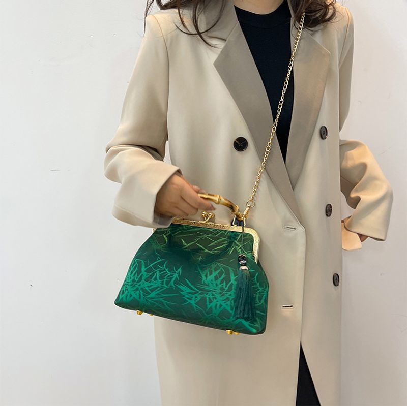 Borsa a tracolla da donna con manico in bambù, regalo in oro cheongsam, borsa da donna cinese in stile antico_voghion.com