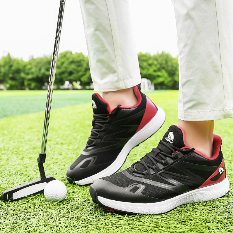 Professionele schoenen Mesh ademend comfort heren golfsneakers_voghion.com