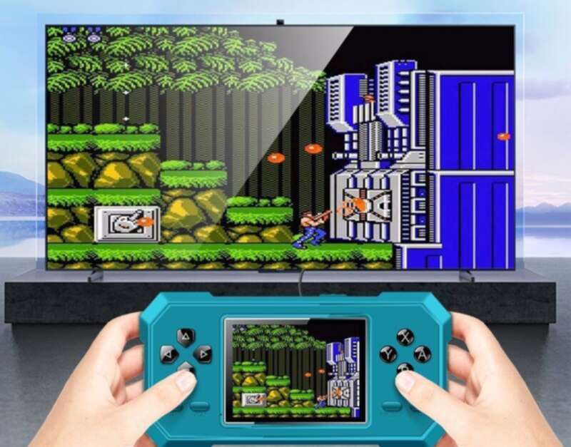 S9 Upgrade Cool Cheap 520 Nostalgic Brand New Advanced Rechargeable Landscape Game Console For Two People_voghion.com