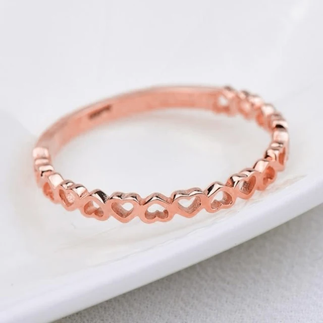 Hot sales Huitan Exquisite to Heart Finger Women Simple Stylish Metal Rings Daily Wear Statement Accessories Drop Ship Jewelry_voghion.com