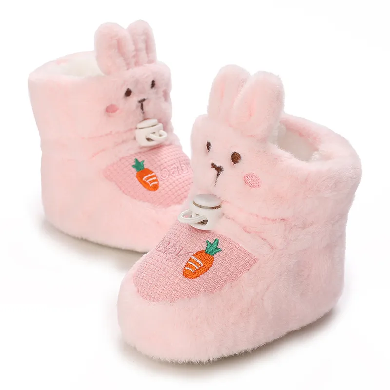 Chaussons bébé doux antidérapants pour l'hiver bottines bébé_voghion.com