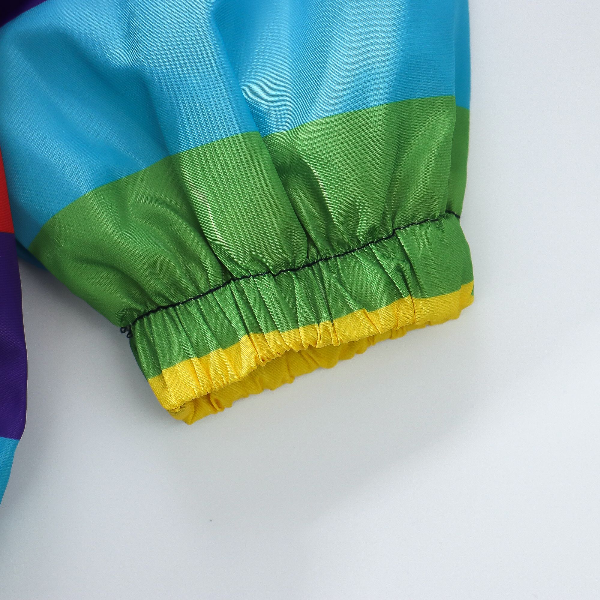 Children's Autumn Coat Rainbow Color Hooded Jacket High Quality Children's Clothing_voghion.com