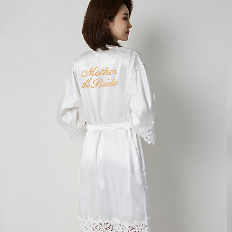 Vestaglia donna in pizzo per sposa e damigella d'onore_voghion.com