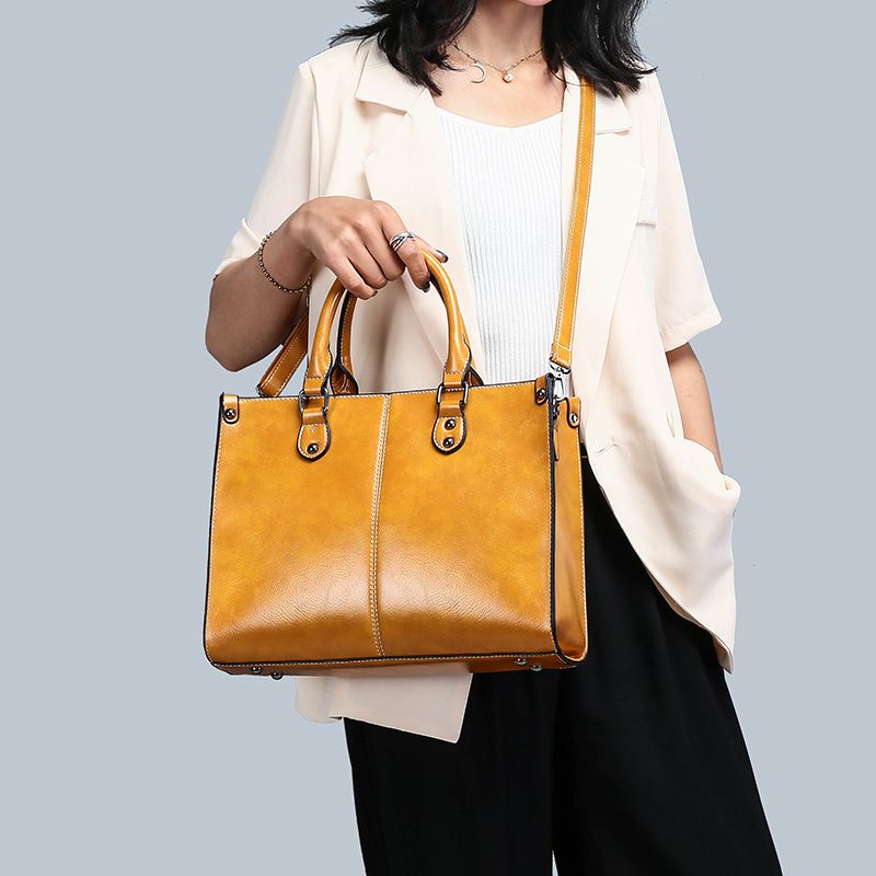 large tote handbag splicing shoulder messenger women's bag_voghion.com