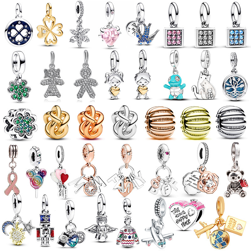 DIY Jewelry Making Kit - Alloy Beads & Charms For Handmade Bracelets, Necklaces (200-Piece Set