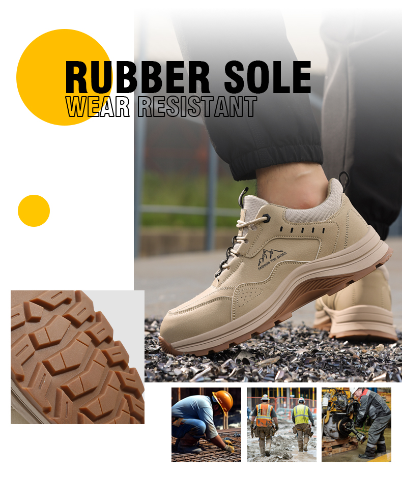 Zapatos de seguridad GUYISA para hombre, resistentes al desgaste, para obras de construcción, 5039, talla 38-45_voghion.com