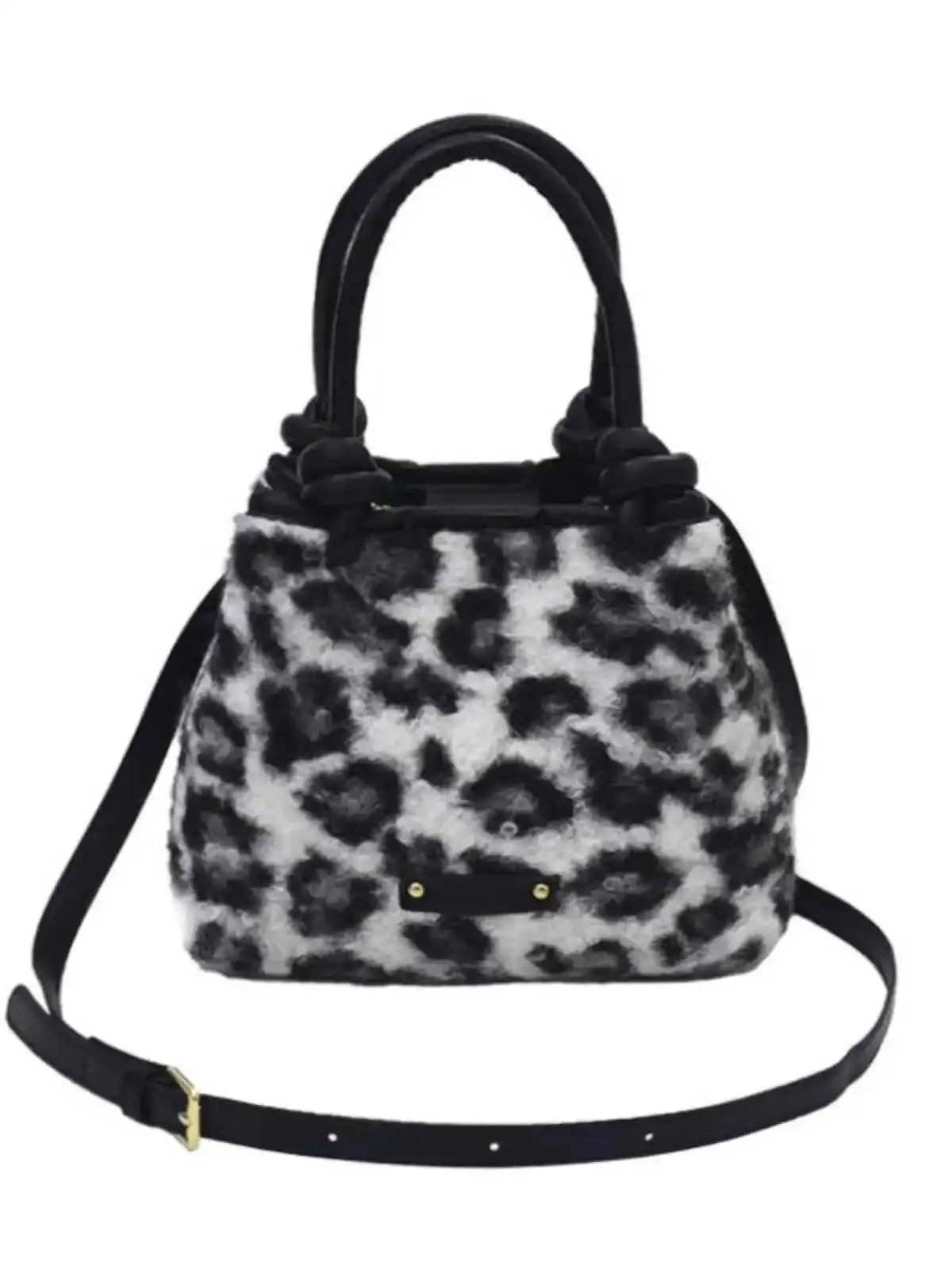 Designer herfst-winter all-match bont 2024 mode luipaard emmer high-end textuur dames messenger bag Y241115_voghion.com