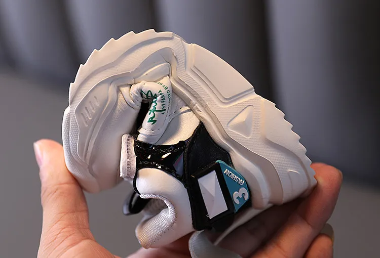 2025 New Boys Girls Leather Sport Children Tennis Running Kidsnest Fashion Kids Soft Bottom Toddler Sneakers for Baby_desvips.com