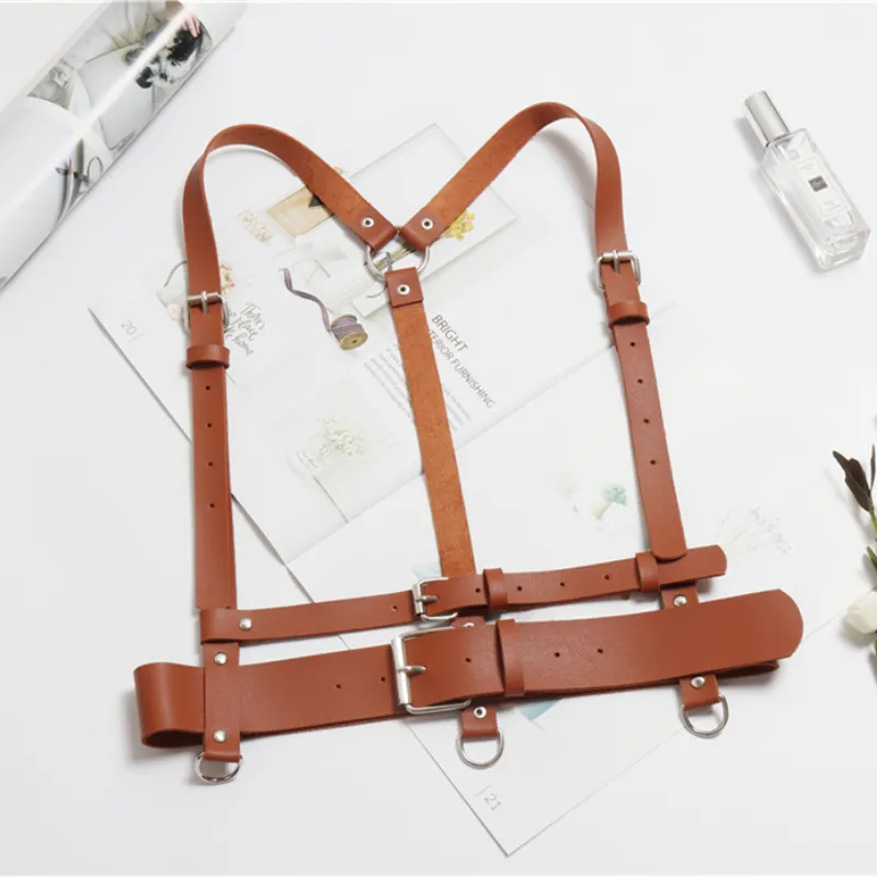 Cinturones Moda Camisa Vestido Correa Cintura Sello Calle Sólido Pu Cuero Ajustable Accesorios de ropa femenina_voghion.com