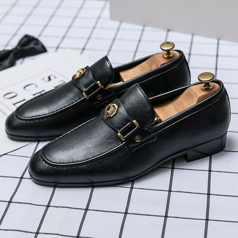 Velike poslovne elegantne muške kožne cipele, novi proljetni modni set, mokasine, cipele za opuštanje_voghion.com