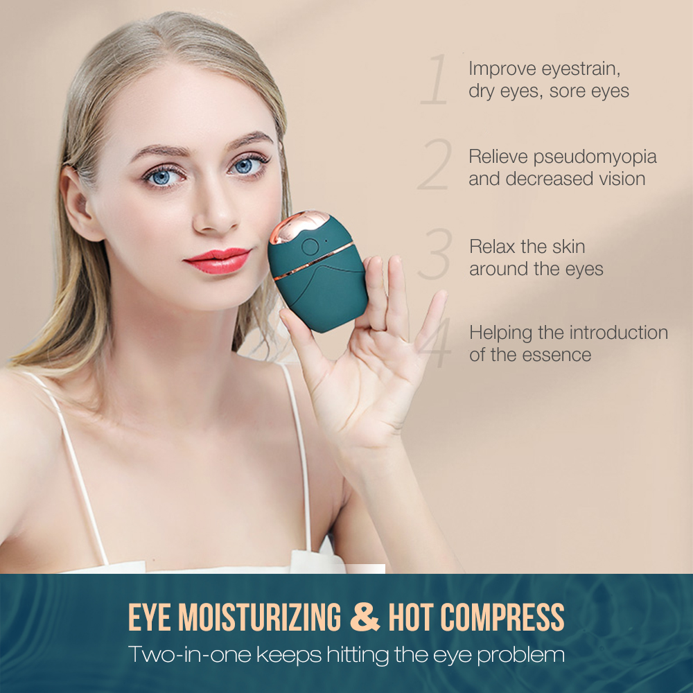 Multi-effect Eye Care Device Atomized Eye Moisturizer Moisturizing Handheld Eye Sprayer Eye Hot Mompress Massager Rechargeable_voghion.com