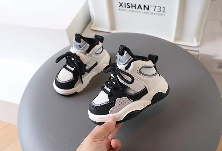 Scarpe da ginnastica firmate per ragazzi, scarpe casual per bambini, moda per ragazze, antiscivolo, calzature sportive Littlesprouts, invernali, calde, nuove, da corsa_voghion.com