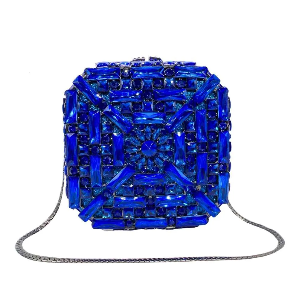 Women's Clutch Bag With Stones For Evening Banquet And Wedding_voghion.com