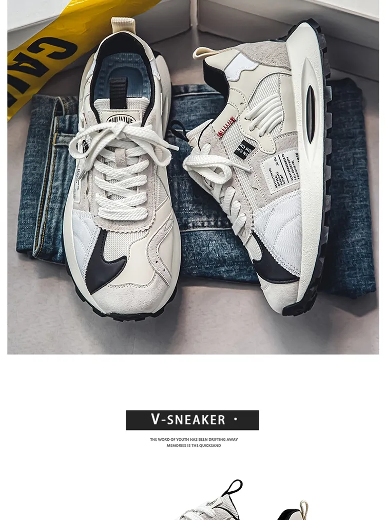 Breathable Lightweight Running Shoes Mesh Sneakers For Men_voghion.com