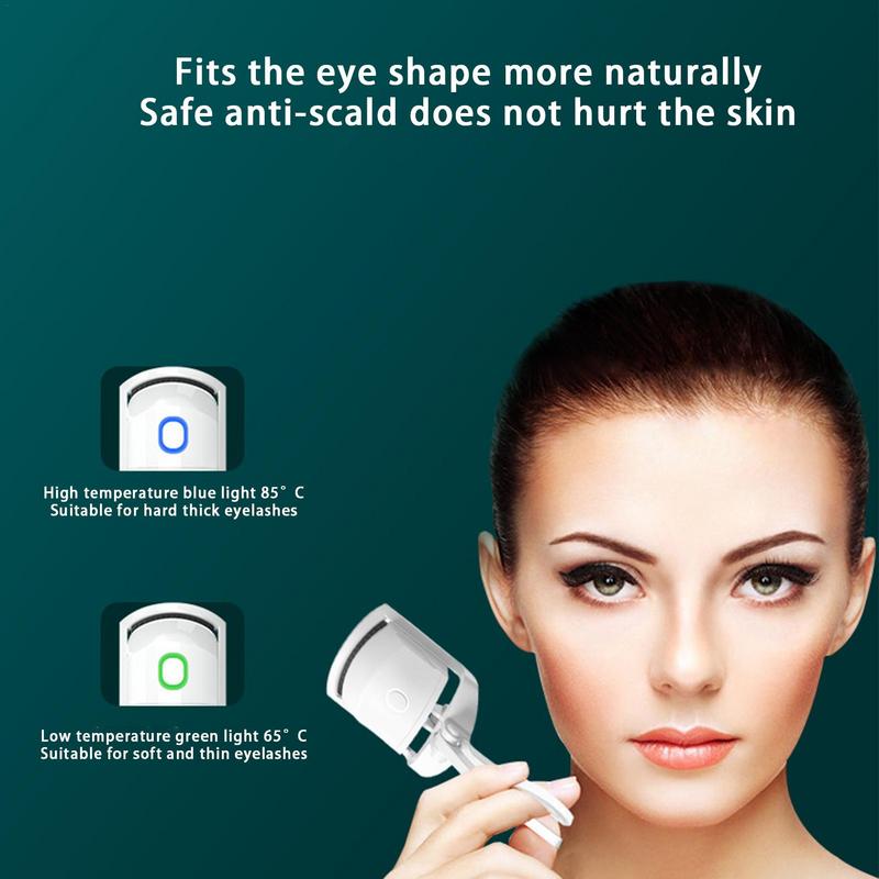 Eyelash Curler For Women As A Christmas And Birthday Gift: Heated Eyelash Curler, Rechargeable Electric Heating Eyelash Curler_voghion.com