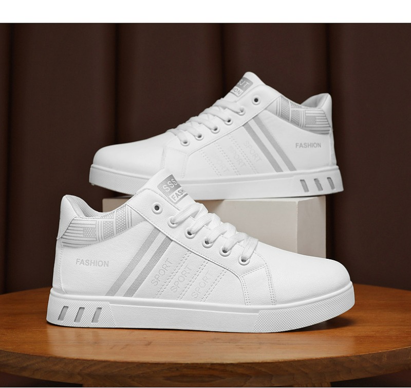 Männer Schuh 2024 Neue Atmungsaktive Casual für Männer Frühling Herbst Mode Nicht-Slip Männliche Turnschuhe Weiß Plattform Skateboard_voghion.com
