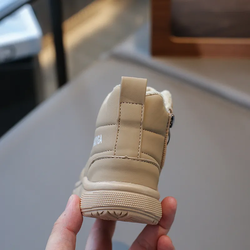 Fashion Children Snow Youth Warm Thick Bottom Girls Cotton Boots Toddler Winter Littlesprouts New Non-slip Boys Casual_voghion.com