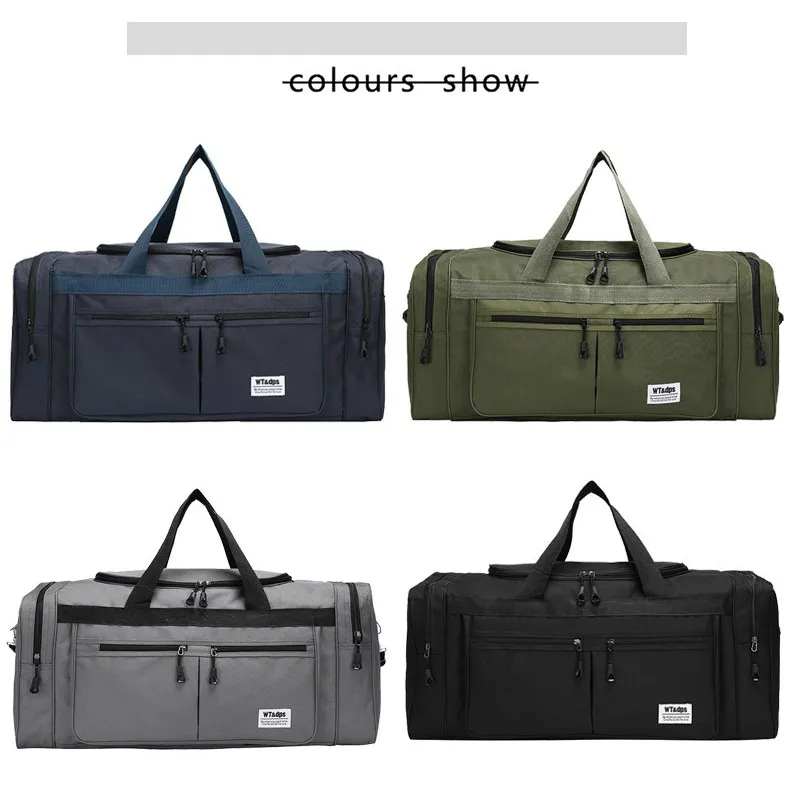 70L Gym Bags Lage Foldable Sport Travel Duffel For Women Men Handbag Multifunction Large 70CM Weekender Bag_voghion.com