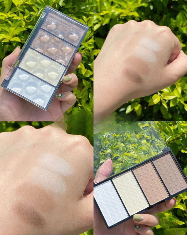 Face Fix, Rozświetlacz, Kwadrat, Puder do konturowania, Jeden panel,_voghion.com