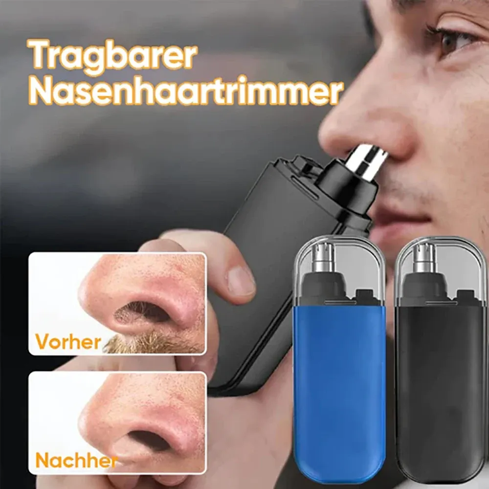 2025 Professional Nose Trimmer - Dual Blades, USB-C Fast Charging, Unisex_voghion.com