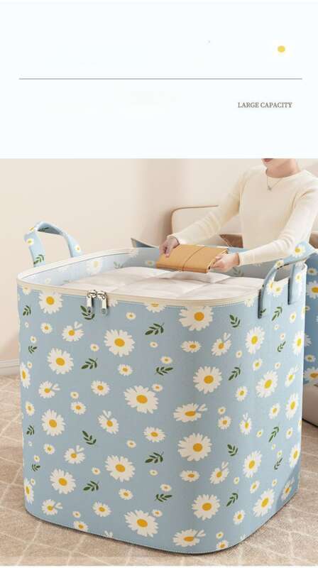 Universal Large Capacity Household Clothes Quilt Folding Bag Waterproof And Moisture Proof Storage Box Student Dormitory_voghion.com