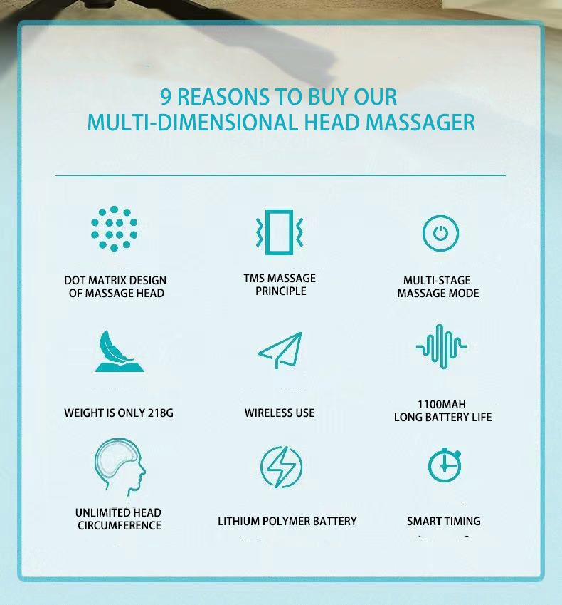 Electric Vibration Head Massager Relax Scalp Massage Relieve Fatigue Headache Insomnia Brain Stimulator Device for Massage Head_voghion.com