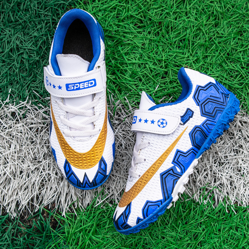 Fujian Factory Children's TF Broken Nails Girls Elementary School Boys and Teenagers Futbal Training Shoes_voghion.com