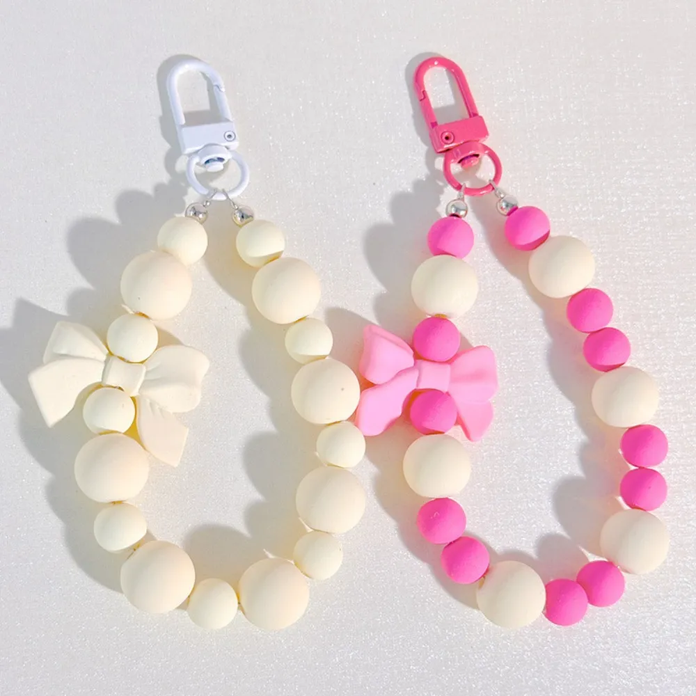 Hot Sale Hanging Cord Strap Handmade Anti-lost Phone Charm Rope Colorful Bowknot Mobile Chain Lanyard Bag_voghion.com