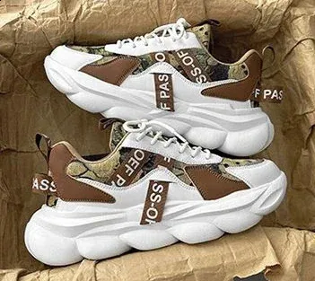 Sports Thick Platform Casual Men's Trainers For Daily Comfort_voghion.com