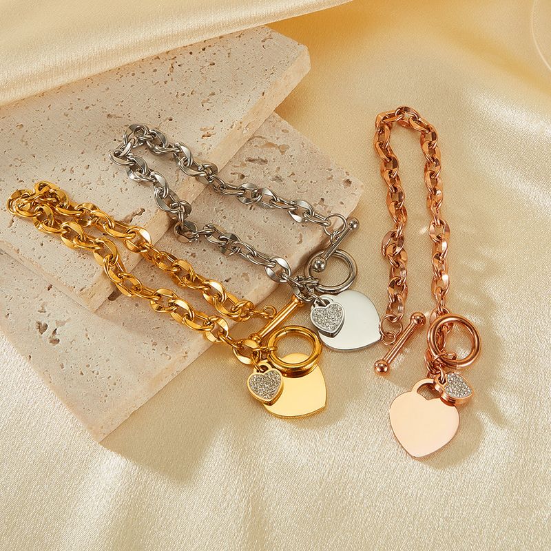 Moda ins love gioielli in acciaio inossidabile personalizzati fibbia OT bracciale in titanio di alta qualità per le donne_voghion.com