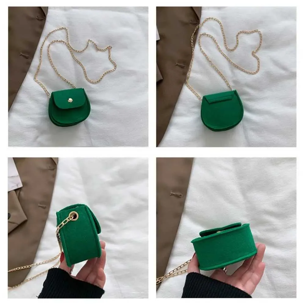 Genți de mână pentru femei, model mini cu piatră, model din pâslă, design de designer, lanț cu închidere, pungi mici, portofel cu un singur pătrat_voghion.com