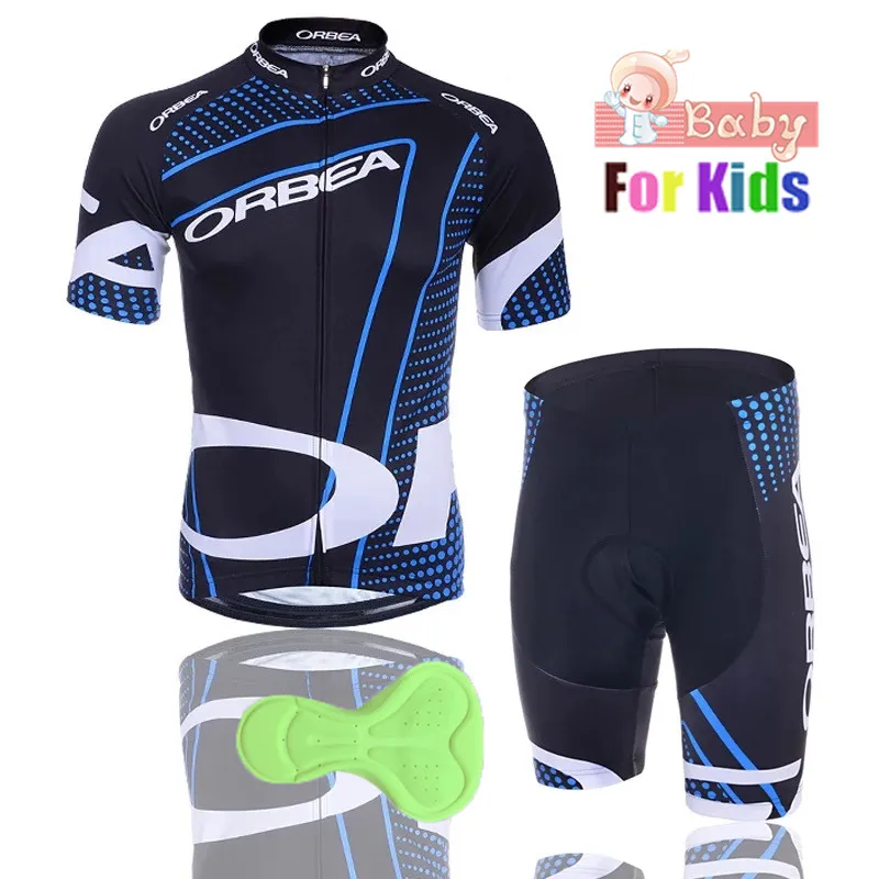 Orbea Team Summer Children Cycling Jersey Set Boys Bike Clothing Shorts Sets Kids Bicycle Ropa Ciclismo/breathable And_voghion.com