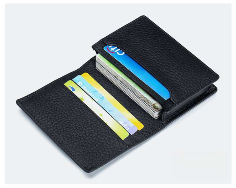 Multifunctional Leisure Head Layer Cowhide Briefcase, Business Card Holder, Men And Women Creative Storage Wallet_voghion.com