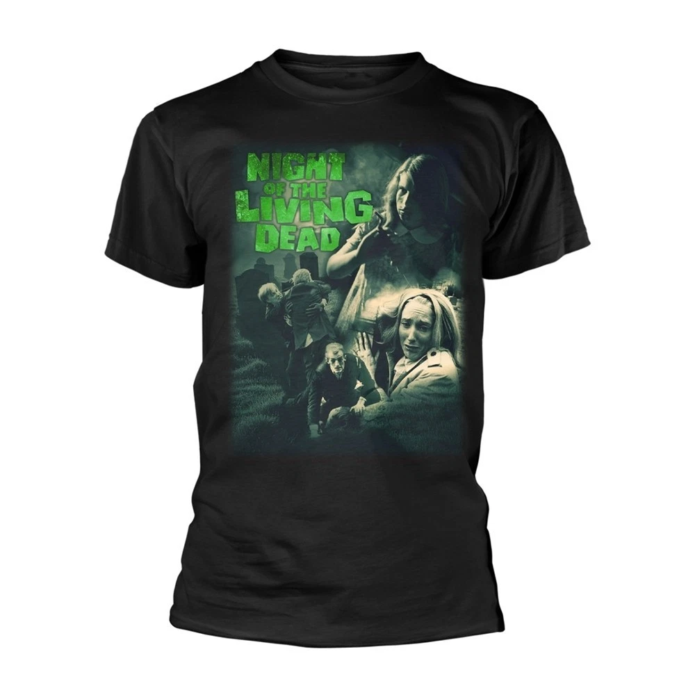 T-shirt nero classico night of the living dead per uomo e donna_voghion.com