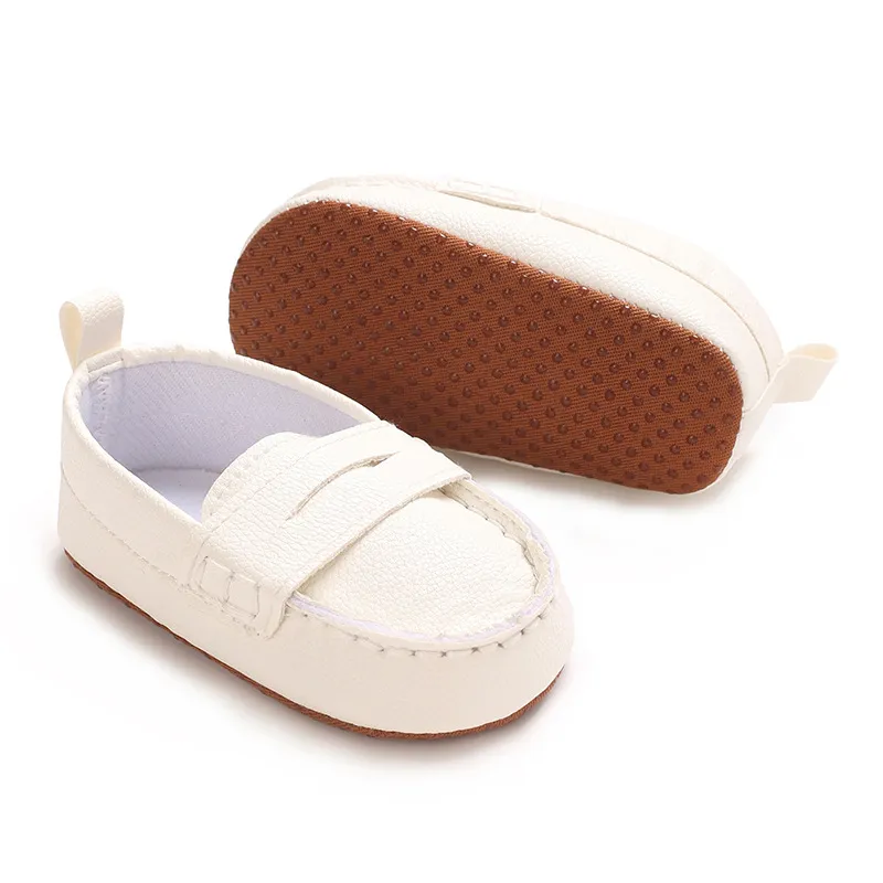 Fashion Infant Casual for Baby Boys Loafers Newborn Happysteps Footwear Toddler Girls Soft Bottom Leather Shoes 0-18_voghion.com