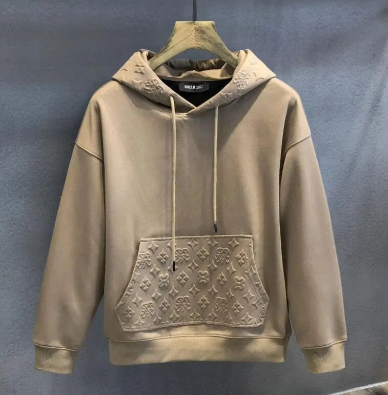 Sweats à capuche pour hommes, noir et blanc, sweats à capuche de créateur, manteaux classiques à manches longues_voghion.com