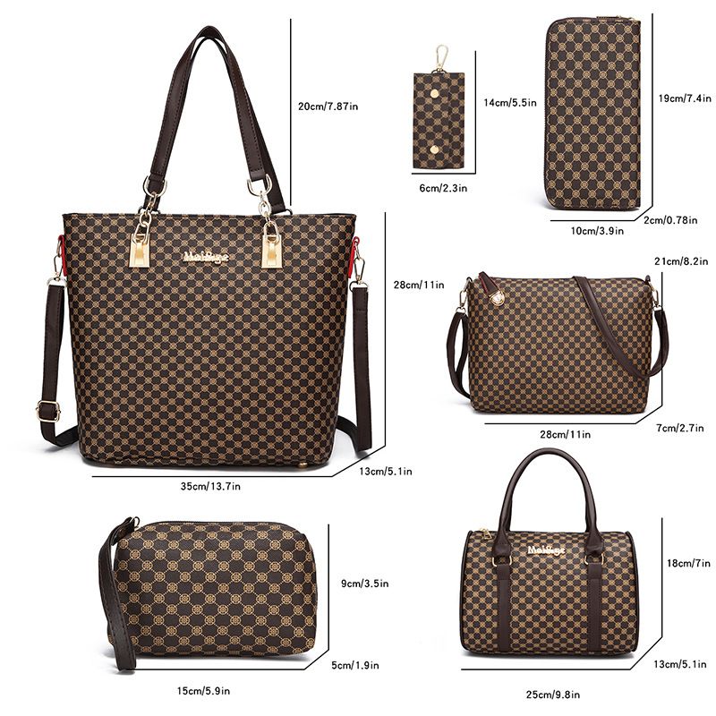 Autunno Inverno Nuova Moda Sei Pezzi Madre E Bambino Borsa A Tracolla Singola Borsa Da Donna_voghion.com