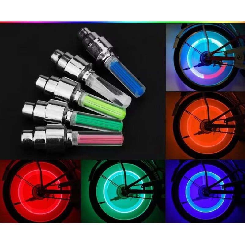 [Automatikus éjszakai fény] Kerékpáros felszerelés Fluoreszkáló rúd Indukciós szél tűz kerékmag légszelep kerékpár hegyi kerékpár_voghion.com