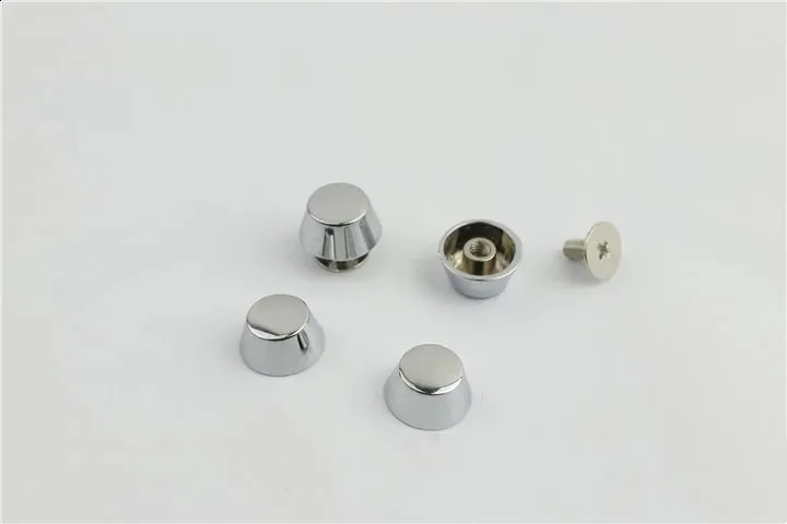 20 set di borse in pelle di alta qualità in metallo color oro rosa con fondo protettivo per piedini, chiodi, cintura, bottone a vite_voghion.com