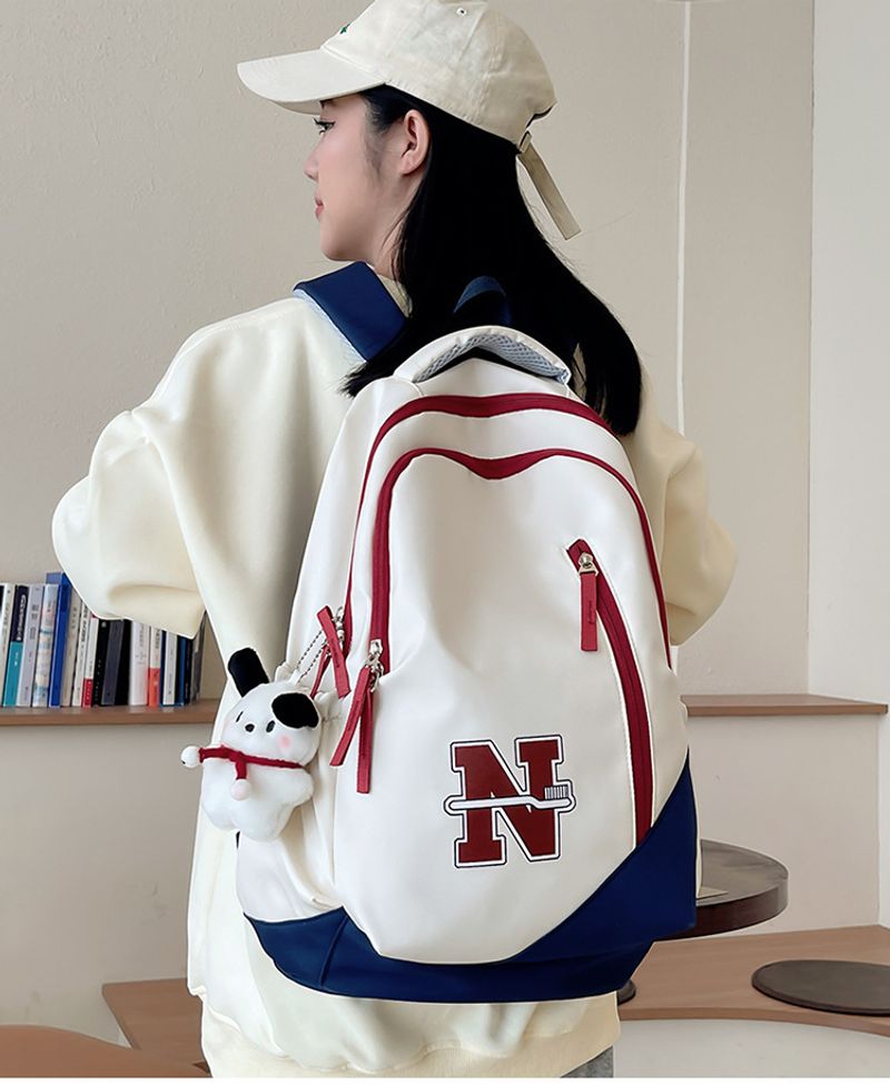 Mochila masculina e feminina de grande capacidade, à prova d'água, resistente ao desgaste, bolsa de viagem para curta distância ao ar livre, simples e_voghion.com