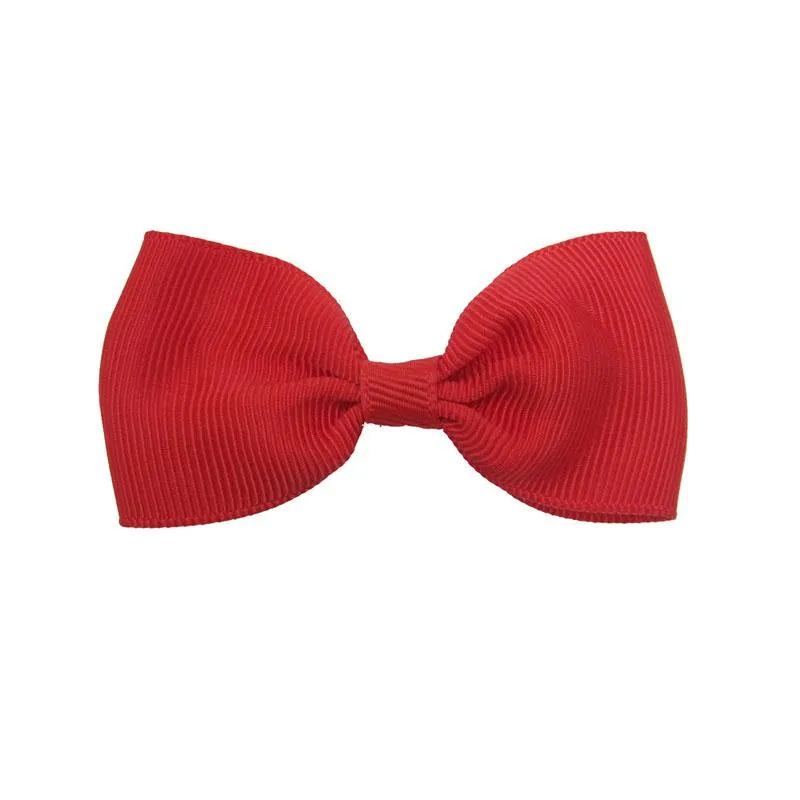 8cm Kids Girls Handmade Pure Color Bowknots Hair Clips Children Barrettes Headwear Party Decor Fashion Accessories_voghion.com