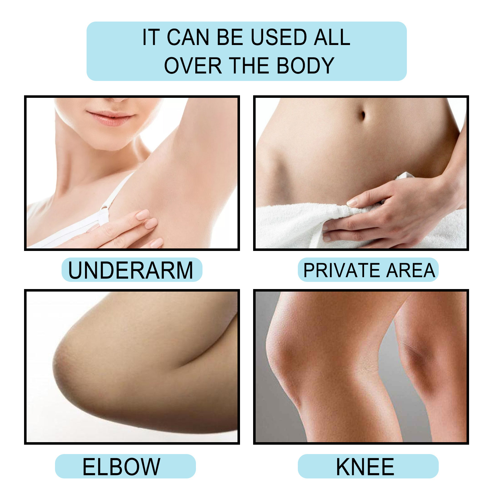 EELHOE Brightening Cream, Moisturizing Knee Elbow Concealer Moisturizing Delicate And Brightening Body Lotion_voghion.com