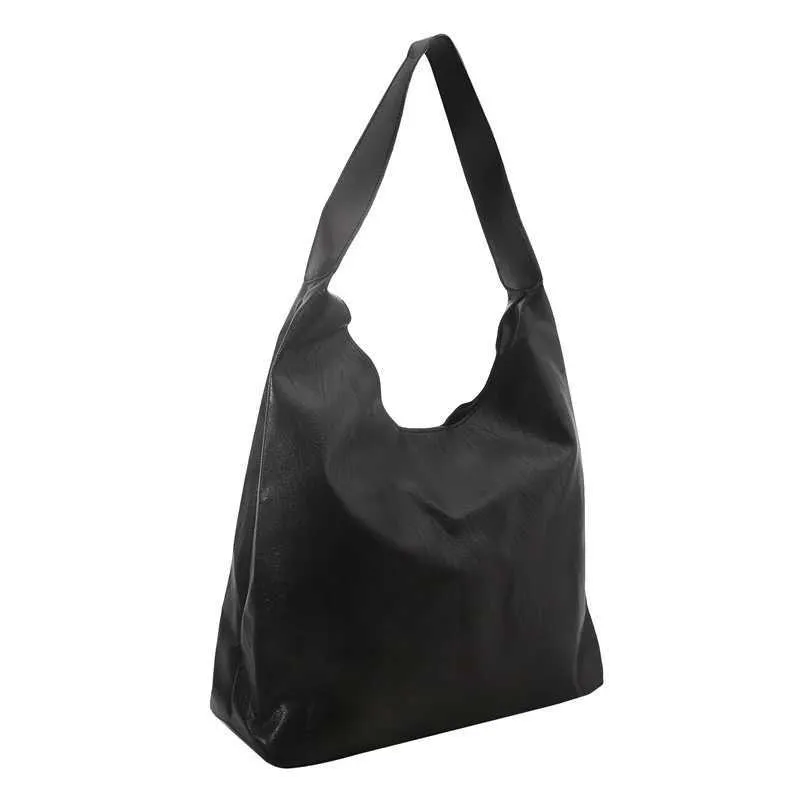 Design classico, alla moda, senso coreano e grande capacità, morbida pelle, tracolla da pendolare sotto le ascelle per ufficio_voghion.com