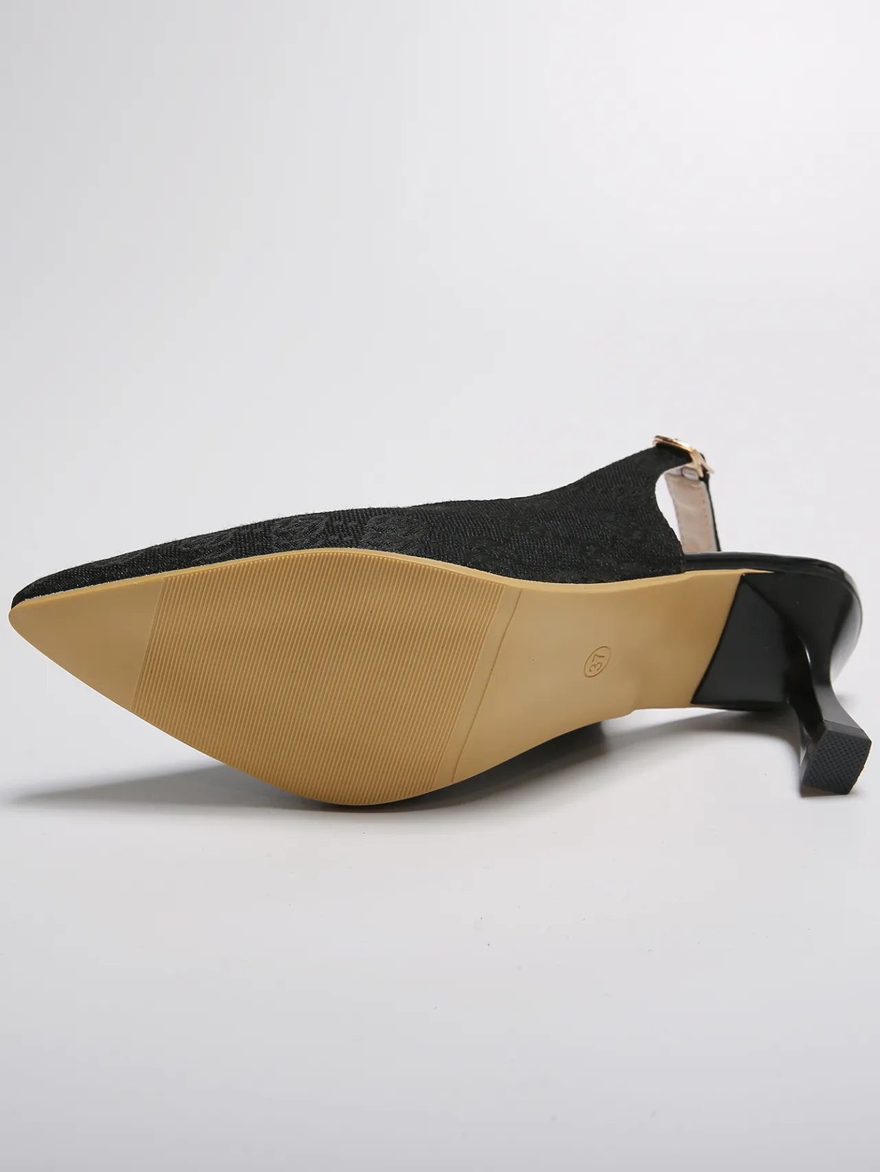  High Heels Sandals Women 2024 Summer Pointed Toe Ankle Straps Pumps Woman Plus Size 42 Thin Heeled Party Shoes_voghion.com