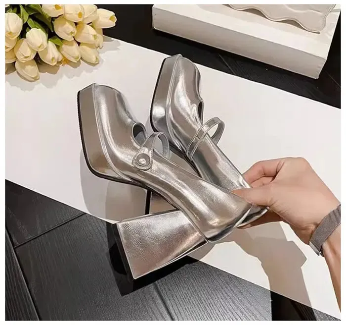 Platform pumps mary janes met blokhak voor dames_voghion.com