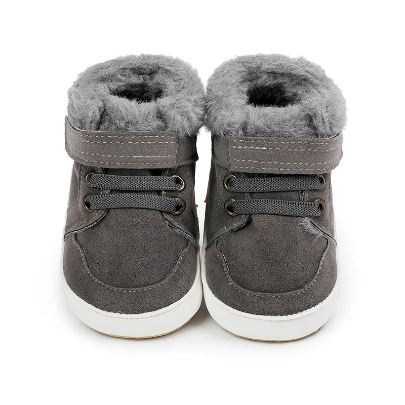 Winter Infant Boots Warm Plush First Walker Shoes For Newborns_voghion.com