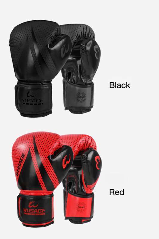 Guantoni da boxe WUSAGE, guanti per adulti, sacchi da boxe, allenamento al combattimento, guanti, Sanda, Muay Thai, combattimento_voghion.com