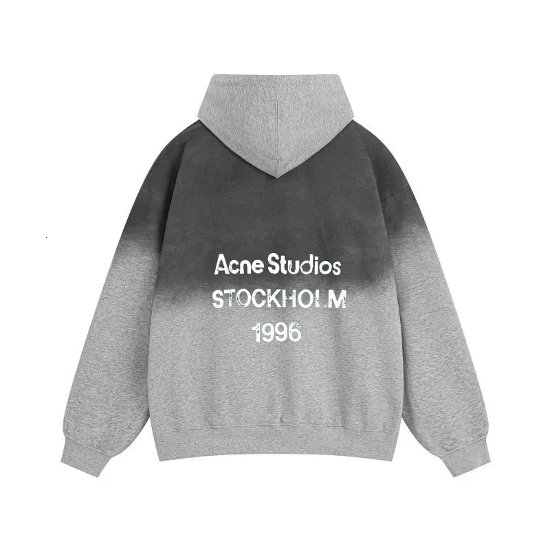 Felpa con cappuccio vintage autunno e inverno, stile High Street, stile americano, con lettere sfrangiate, tinte e appese, 1996_voghion.com