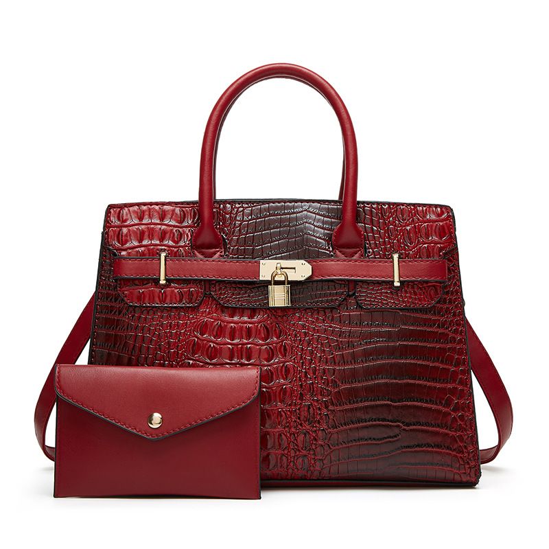 2024 Fabriktasche Neue Mode-Einkaufstasche Große Kapazität Umhängetasche Zweiteiliges Set_voghion.com