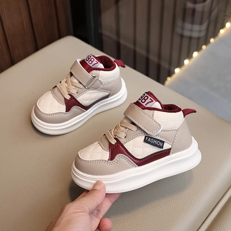 Zapatillas deportivas de invierno 2025 para niños y niñas, informales, antideslizantes, de Littlesprouts, para baloncesto._voghion.com